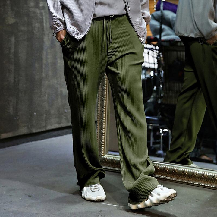 Men's elegant & comfortable ribbed pants - Gillian