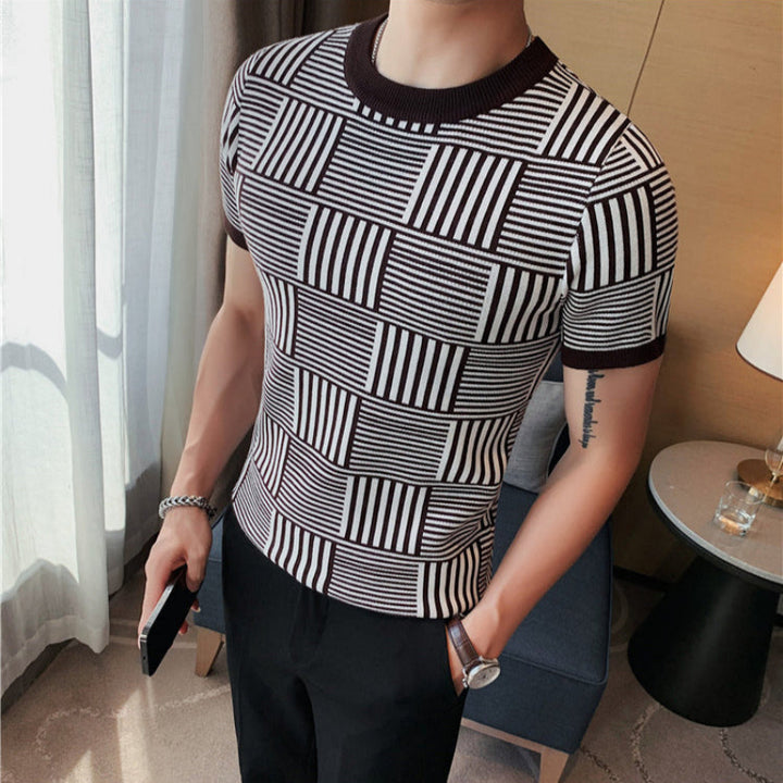 Luxurious stylish summer shirt for men with breathable fabric, perfect for warm weather and vacations.







