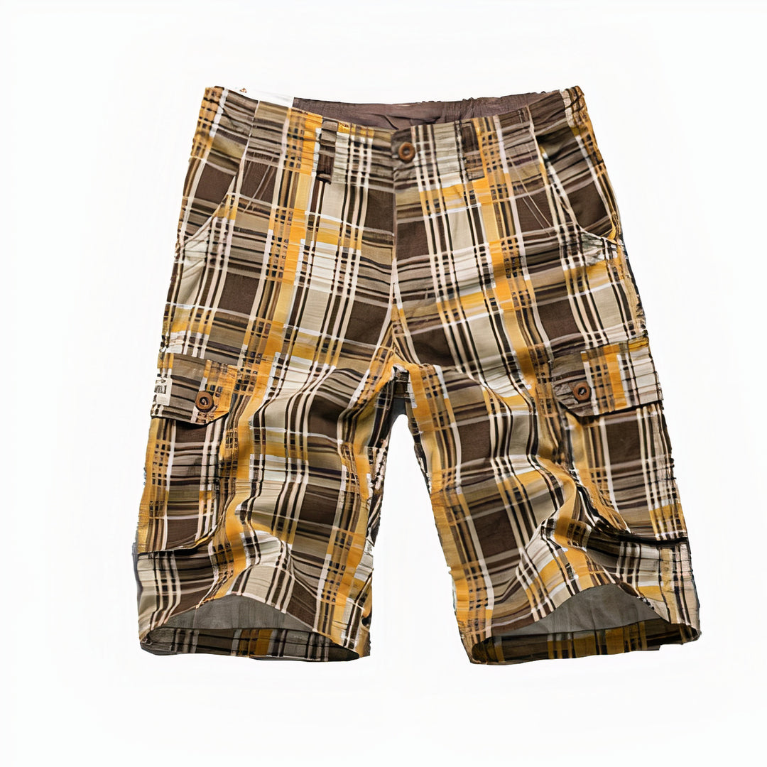 Men’s classic plaid shorts perfect for stylish and comfortable Summer days