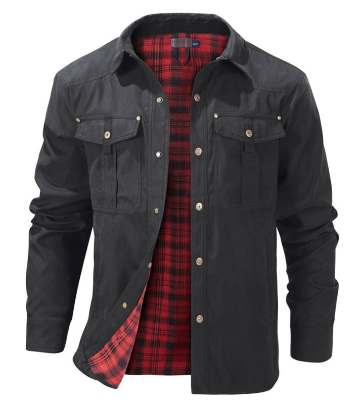 Men's classic vintage jacket with a timeless design, perfect for autumn days and effortless style.