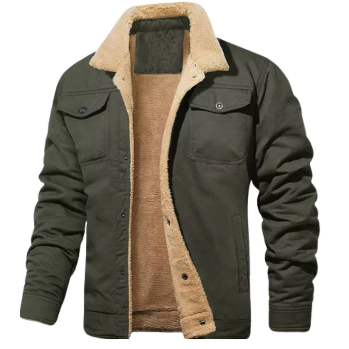 Men's Classic Warm Bomber Jacket with timeless design and modern versatility