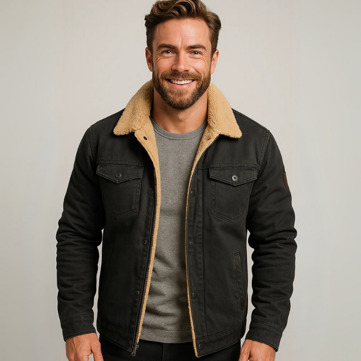 Men's Classic Warm Bomber Jacket with timeless design and modern versatility
