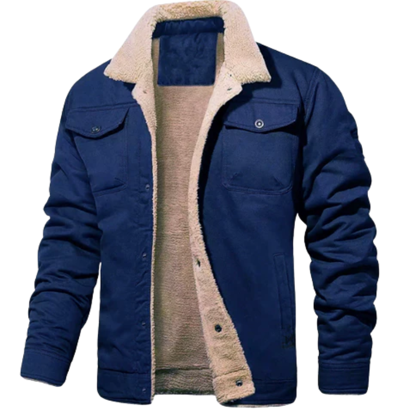 Men's Classic Warm Bomber Jacket with timeless design and modern versatility