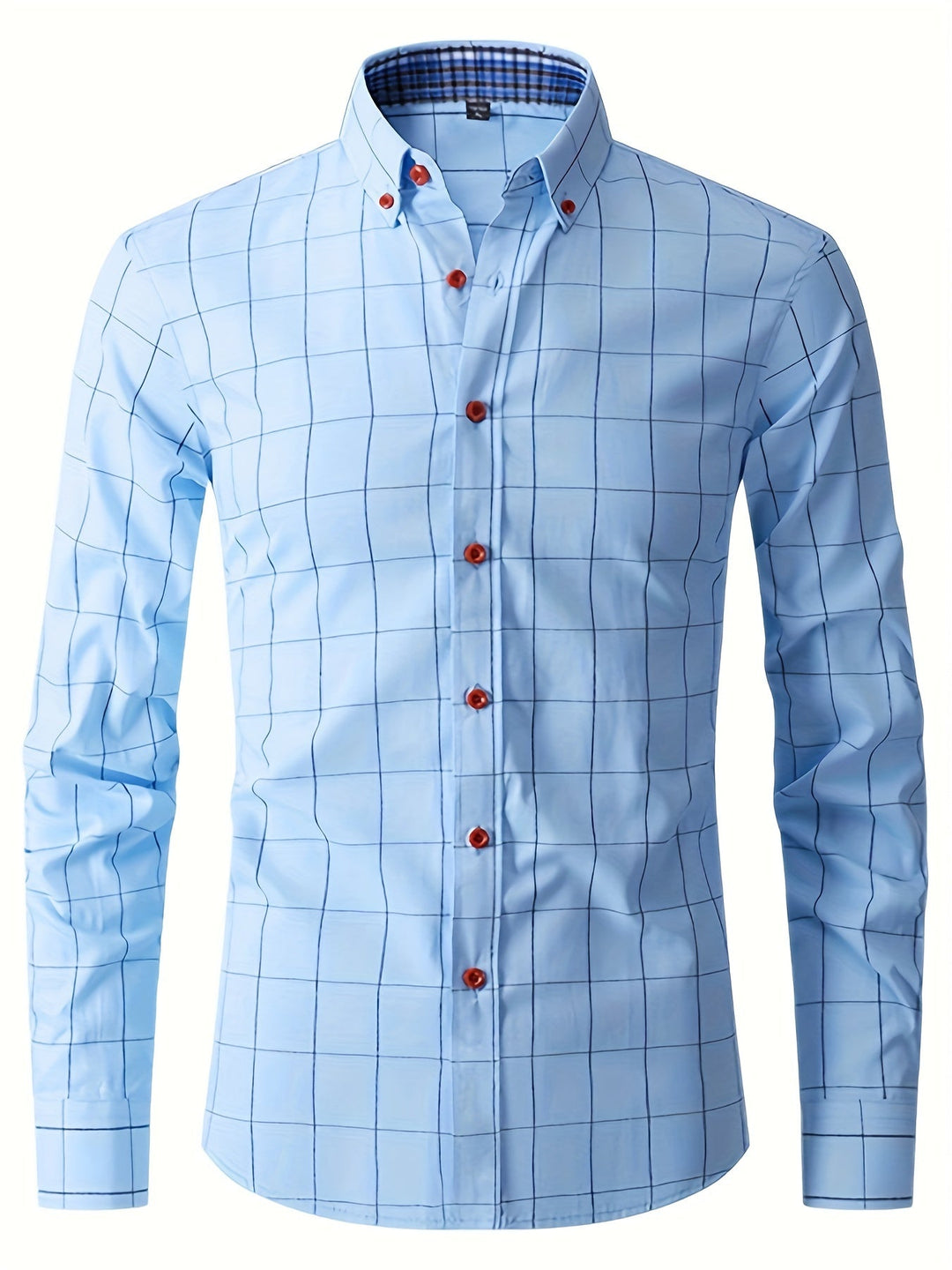 Stylish and breathable men's business summer shirt, perfect for professional and casual wear.







