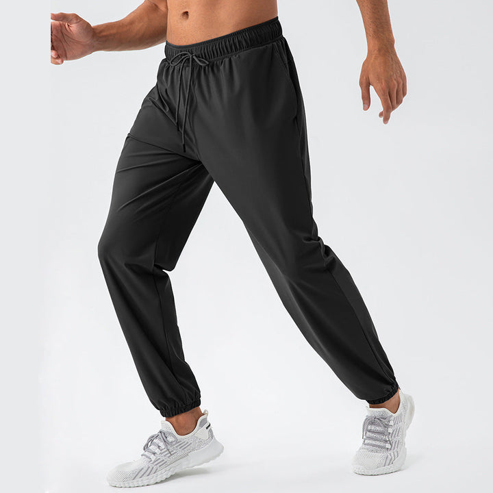 Men's lightweight casual summer pants with breathable fabric, designed for cool and comfortable warm-weather wear.