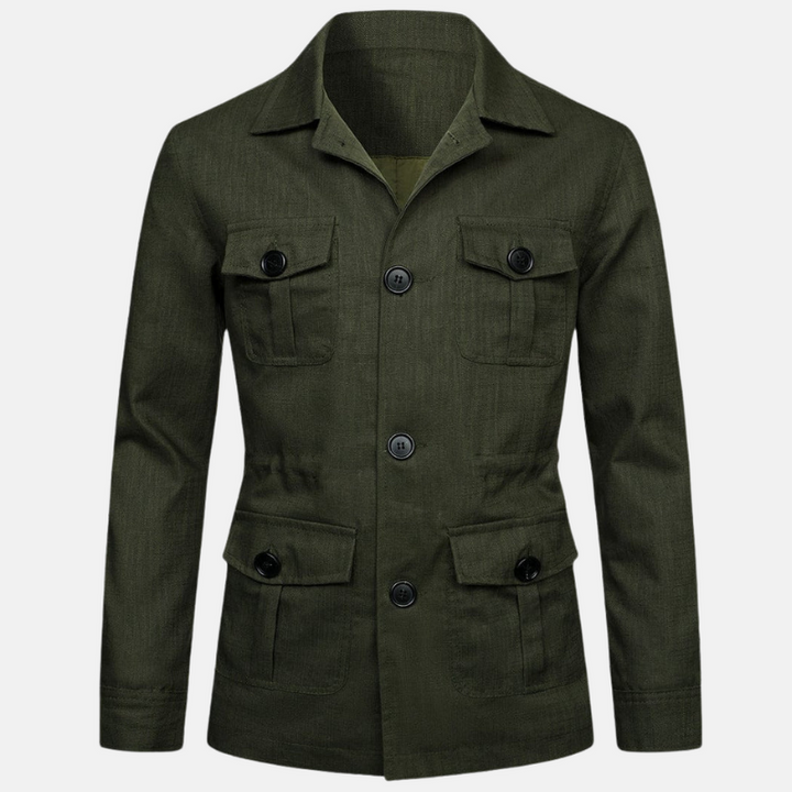 Men’s stylish autumn jacket with modern fit and lightweight warmth, perfect for casual and smart outfits during fall days.