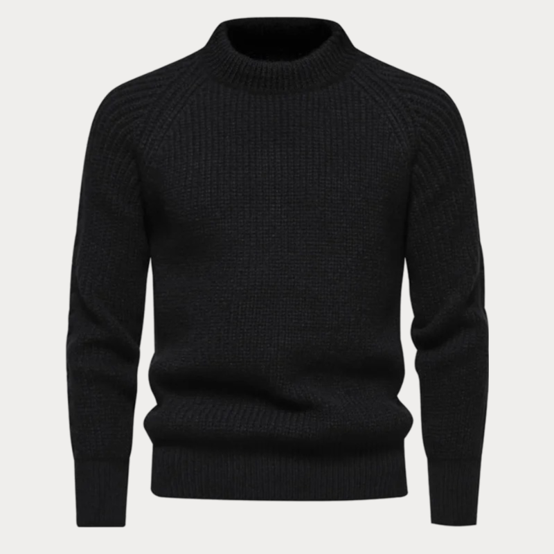 Men’s turtleneck sweater with slim fit and soft knit fabric, ideal for stylish and warm autumn layering.








