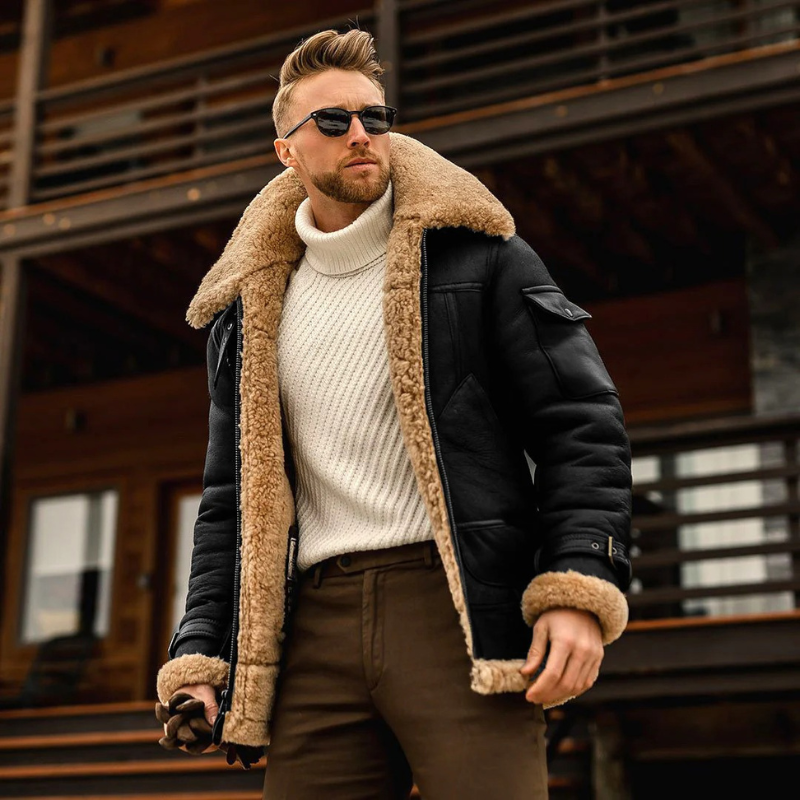 Men's Warm Luxurious Jacket with refined and stylish design