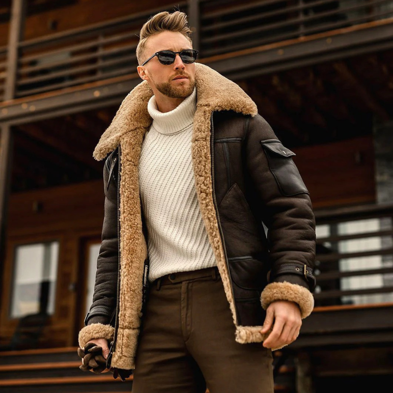 Men's Warm Luxurious Jacket with refined and stylish design