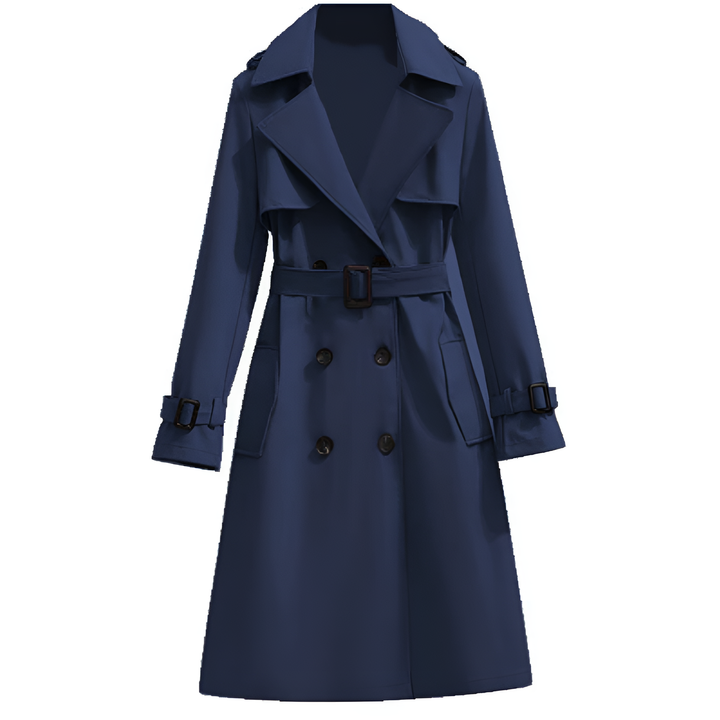 Men's waterproof trench coat with a stylish and functional design.