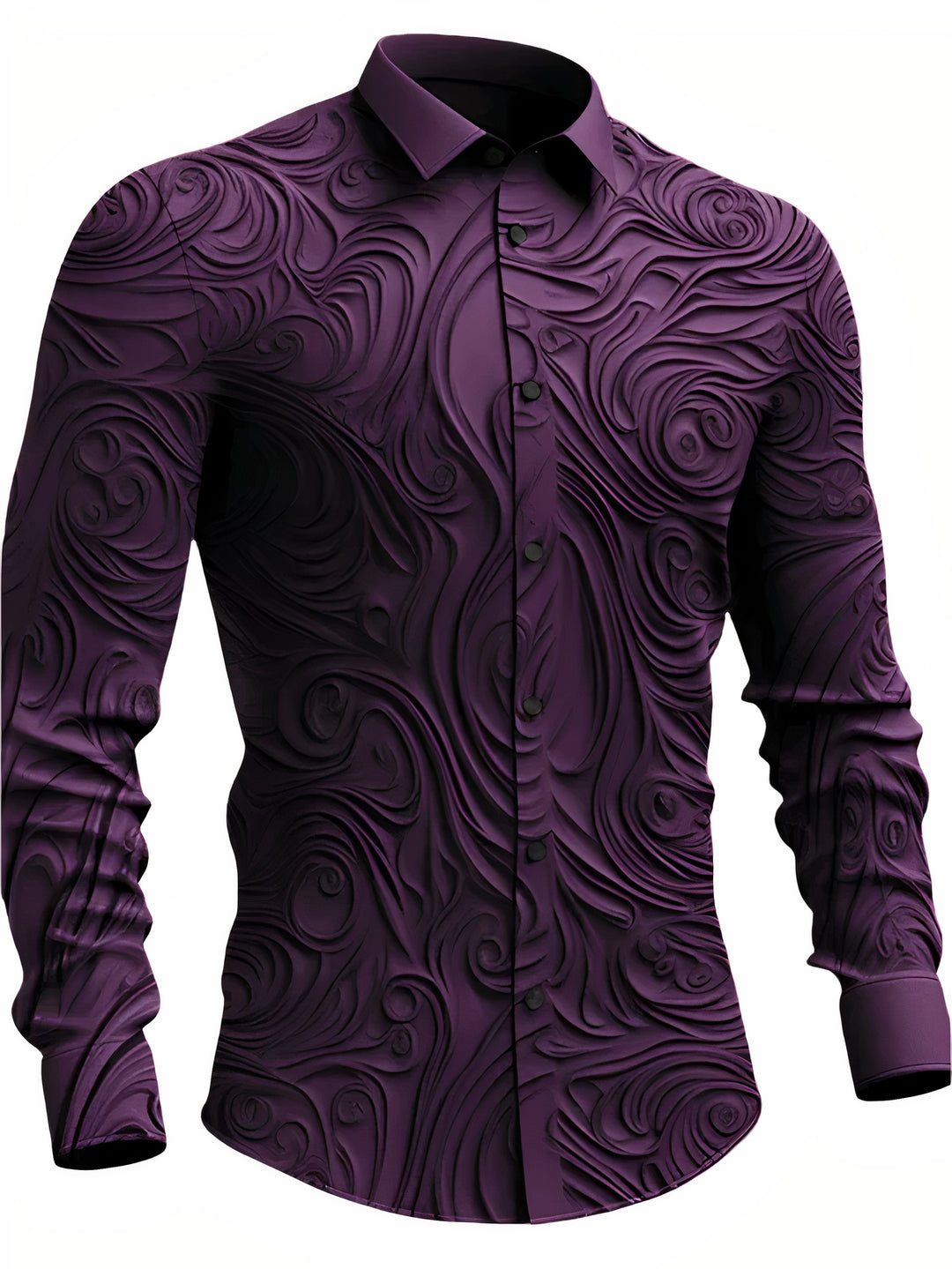 Men's breathable long sleeve shirt for versatile and timeless style.







