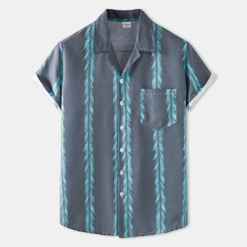 Premium breezy summer shirt for men, featuring breathable fabric and a stylish relaxed fit, ideal for warm days.
