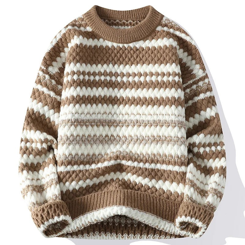 Premium knitted sweater with a soft, breathable fabric and stylish fit, perfect for layering in autumn weather.