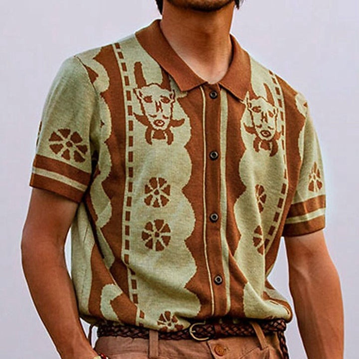  Premium Vintage Style Shirt designed for summer, featuring lightweight breathable fabric and timeless vintage charm.