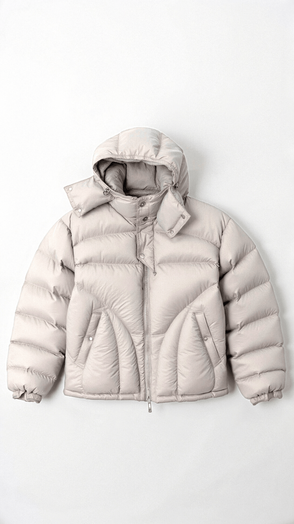 Men's premium waterproof padded jacket, insulated and wind-resistant, ideal for autumn days.







