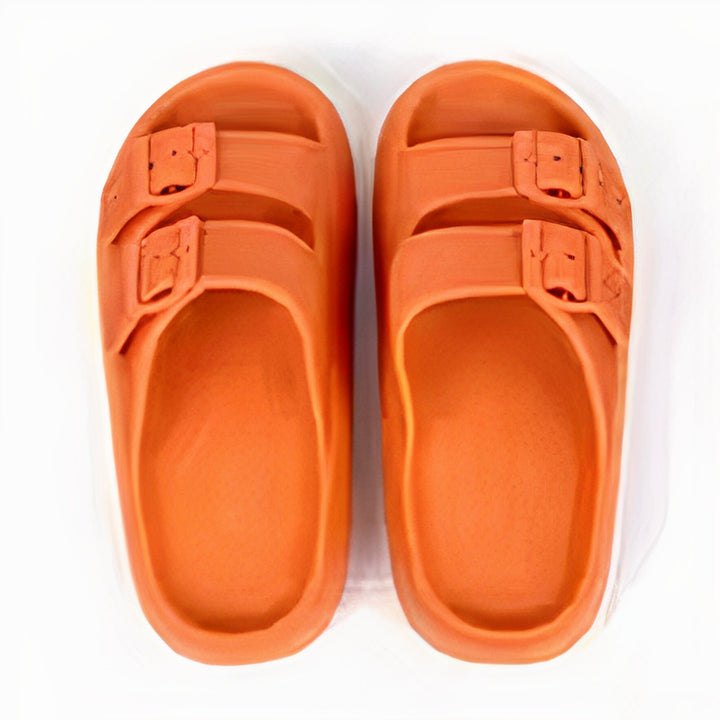 Soft cloud slippers for men with cushioned sole and breathable design, ideal for summer comfort and indoor use.
