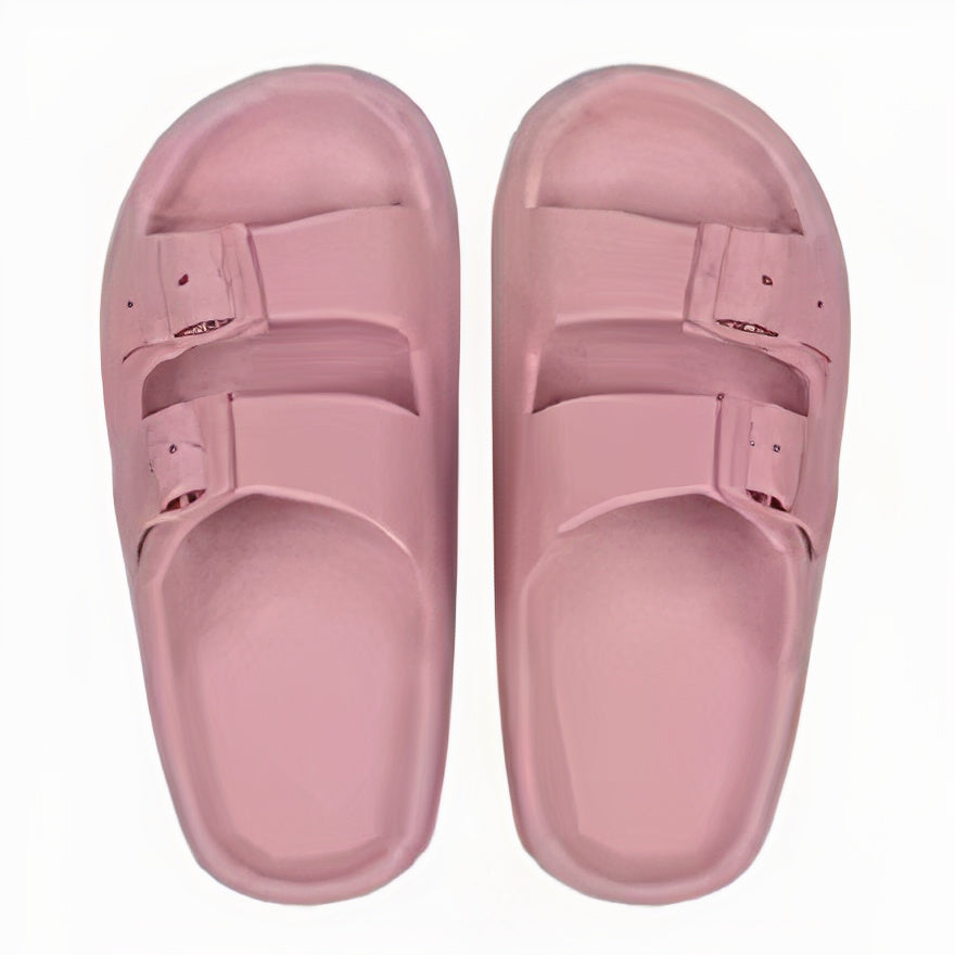 Soft cloud slippers for men with cushioned sole and breathable design, ideal for summer comfort and indoor use.