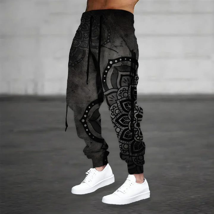  Stylish boho summer sweatpants for men with breathable, lightweight fabric, perfect for casual and warm-weather wear.