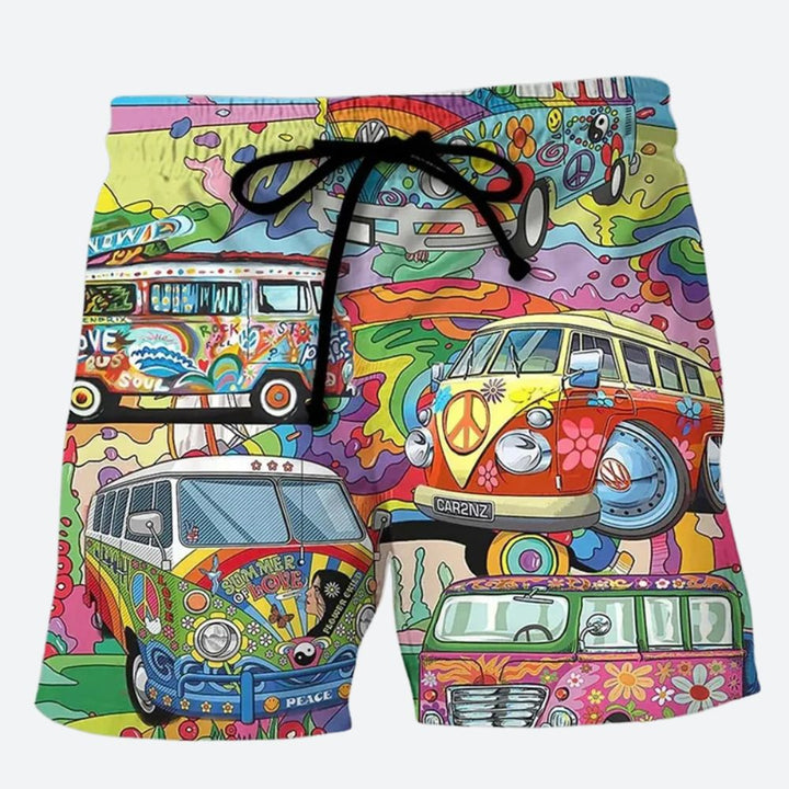 Classic beach shorts for men with lightweight, breathable fabric for summer comfort.







