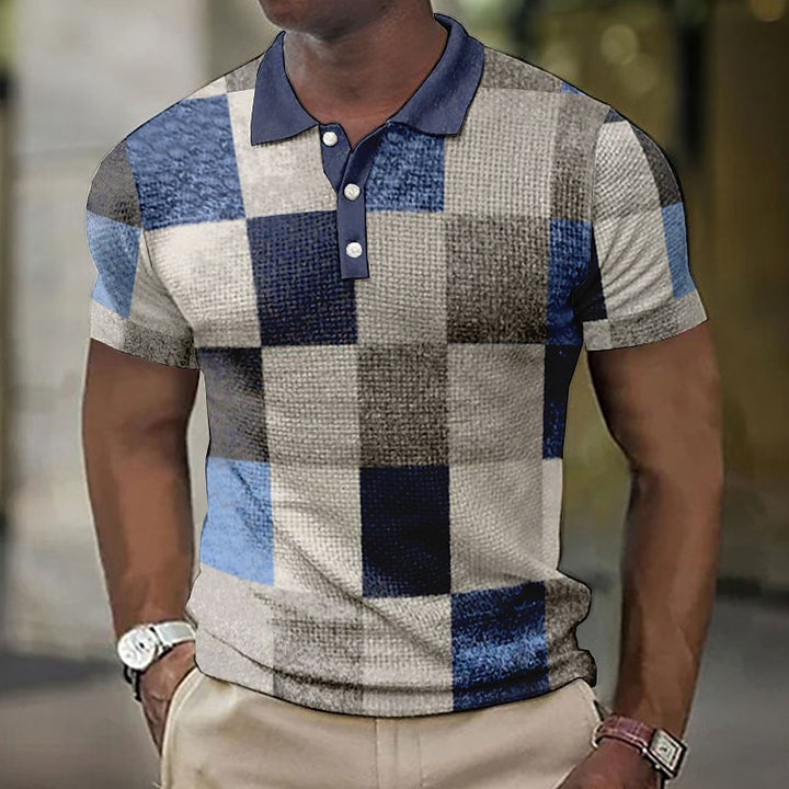  Stylish men's summer shirt with lightweight and breathable fabric, perfect for vibrant summer days and casual outings.






