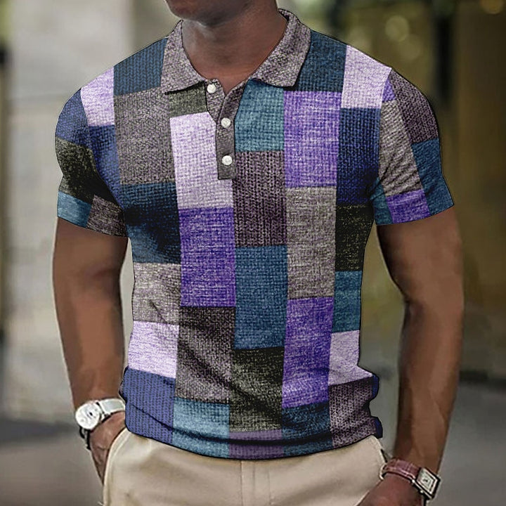  Stylish men's summer shirt with lightweight and breathable fabric, perfect for vibrant summer days and casual outings.






