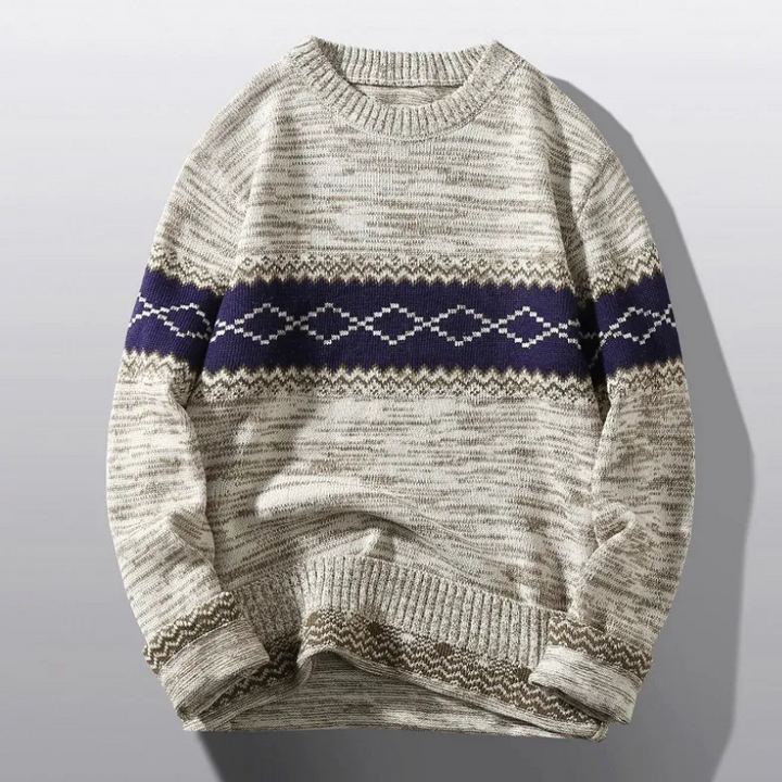 Stylish Crew Neck Sweater for Men with classic and versatile design