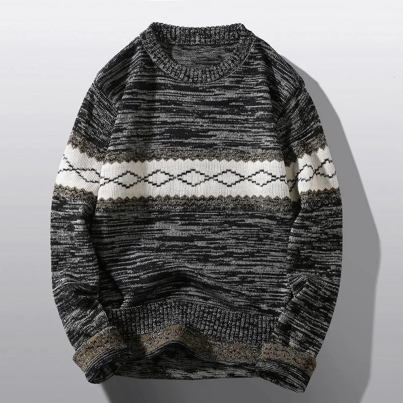 Stylish Crew Neck Sweater for Men with classic and versatile design
