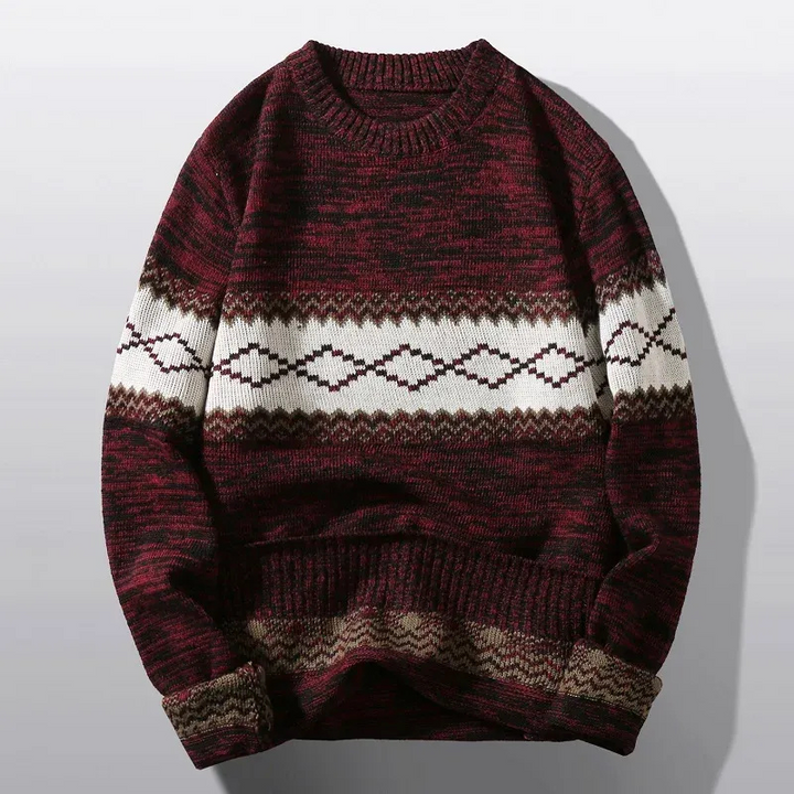 Stylish Crew Neck Sweater for Men with classic and versatile design