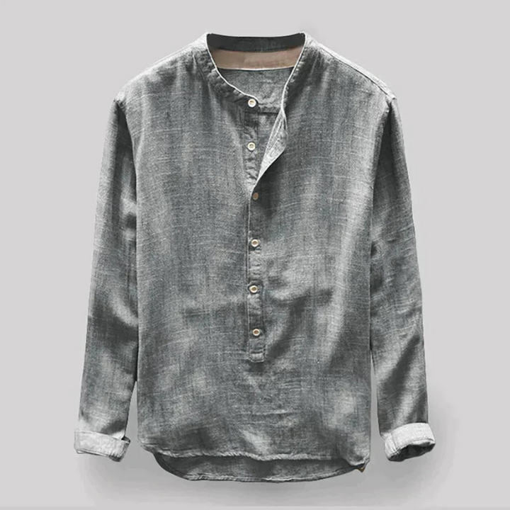 Stylish long sleeves shirt for men with breathable fabric and a tailored fit—perfect for versatile summer fashion and all-day comfort.