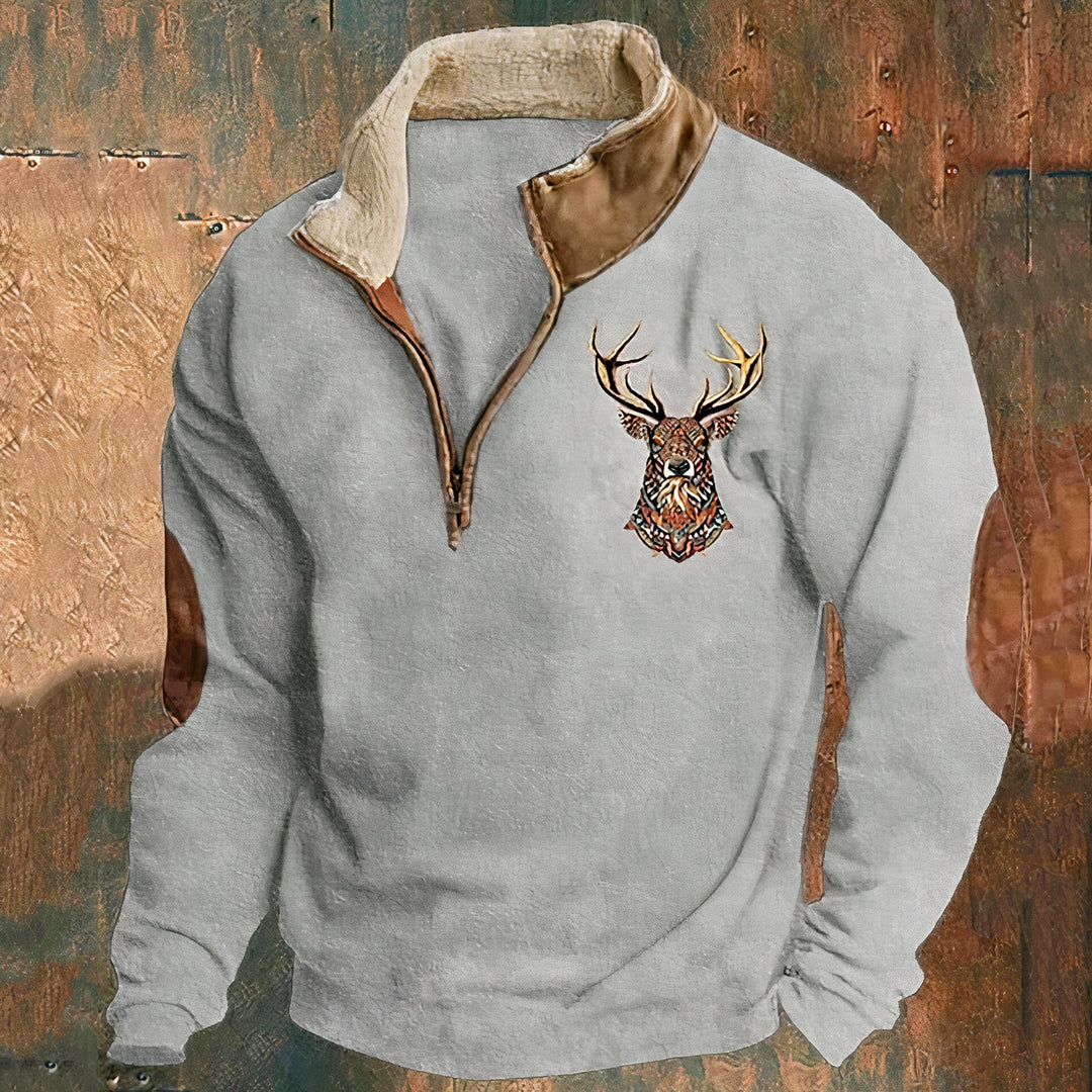 Stylish outdoor autumn sweater for men, lightweight and warm, perfect for layering on crisp days.