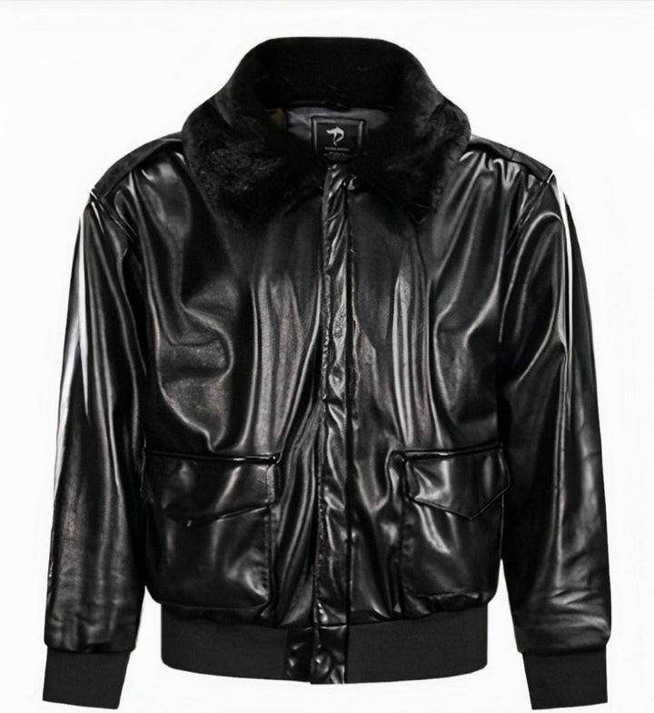 Men's stylish vintage leather jacket, crafted for durability, comfort, and a timeless autumn look.







