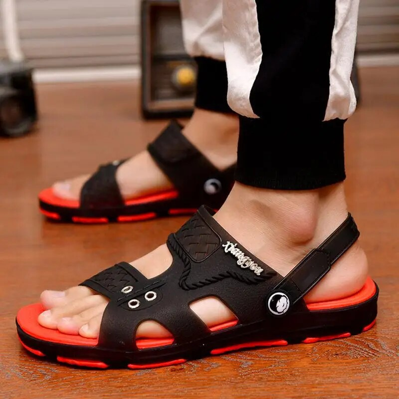 Supportive outdoor men's sandals offering stability, breathability, and comfort for summer adventures.








