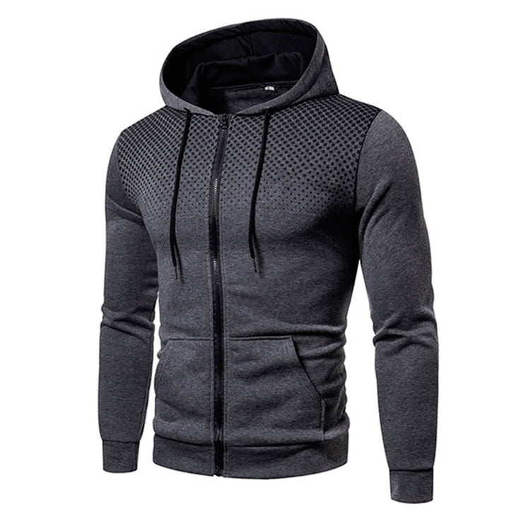 Trendy autumn hoodie for men, perfect for layering and staying stylish on chilly days.