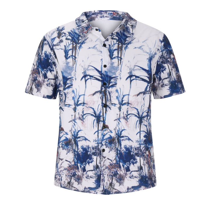 Men's tropical Hawaiian summer shirt with breathable, lightweight fabric for a stylish and comfortable look.