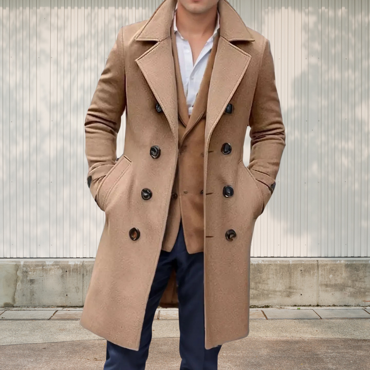 Vintage elegant coat for men perfect for stylish Autumn days








