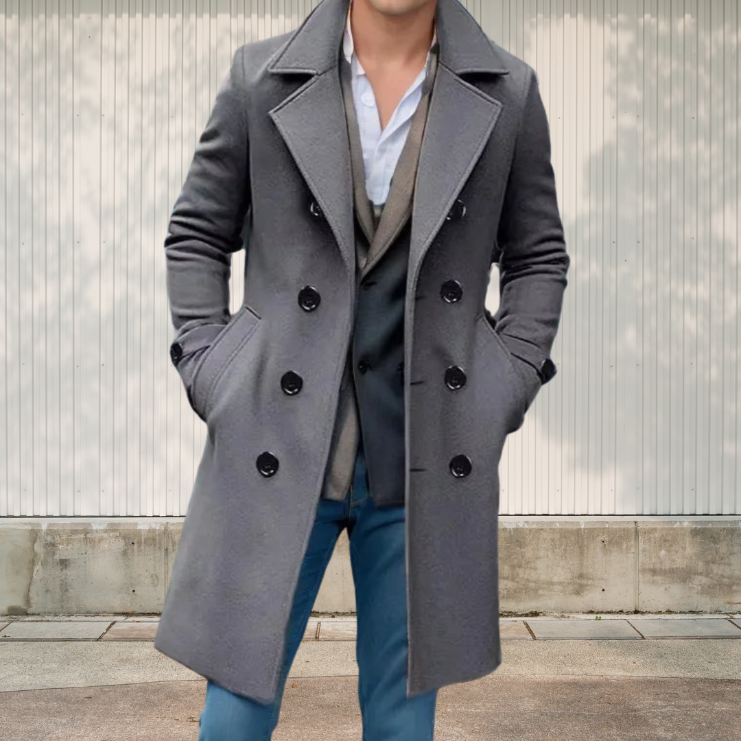 Vintage elegant coat for men perfect for stylish Autumn days








